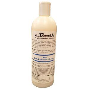 C Booth Milk Bath and Shower Cleanser Discontinued Paraben Free Sulfate Free